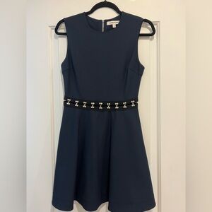 Elizabeth and James Midnight Blue Dress